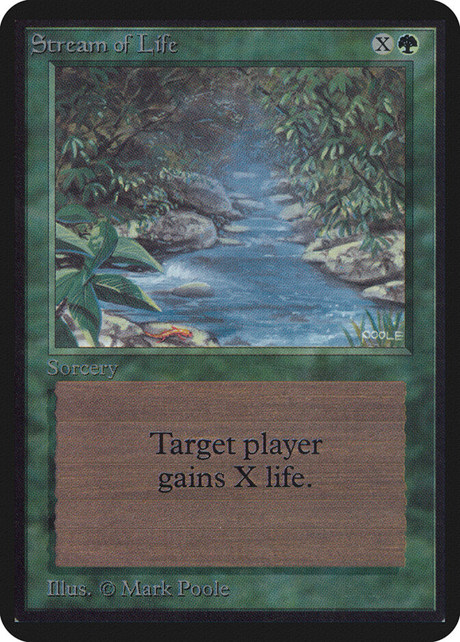 Stream of Life card front
