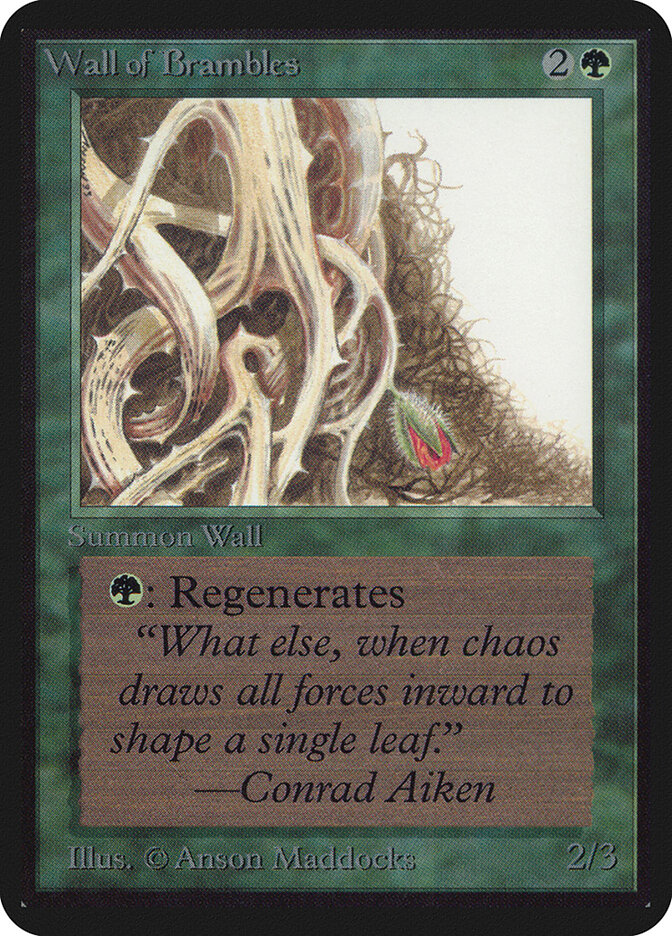 Wall of Brambles card front