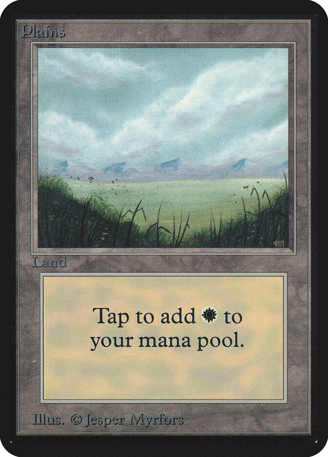 Plains card front