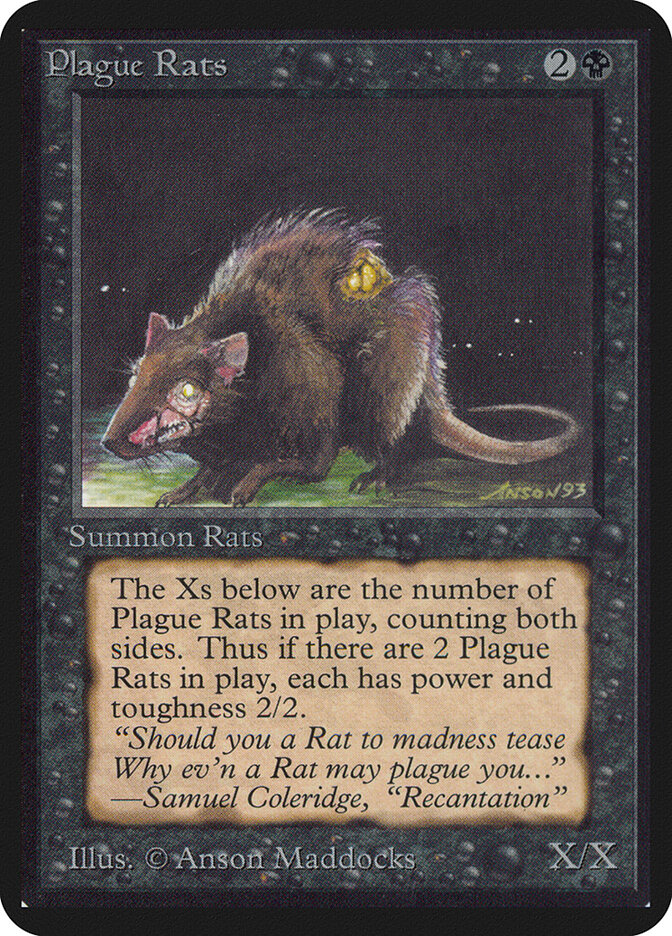 Plague Rats card front
