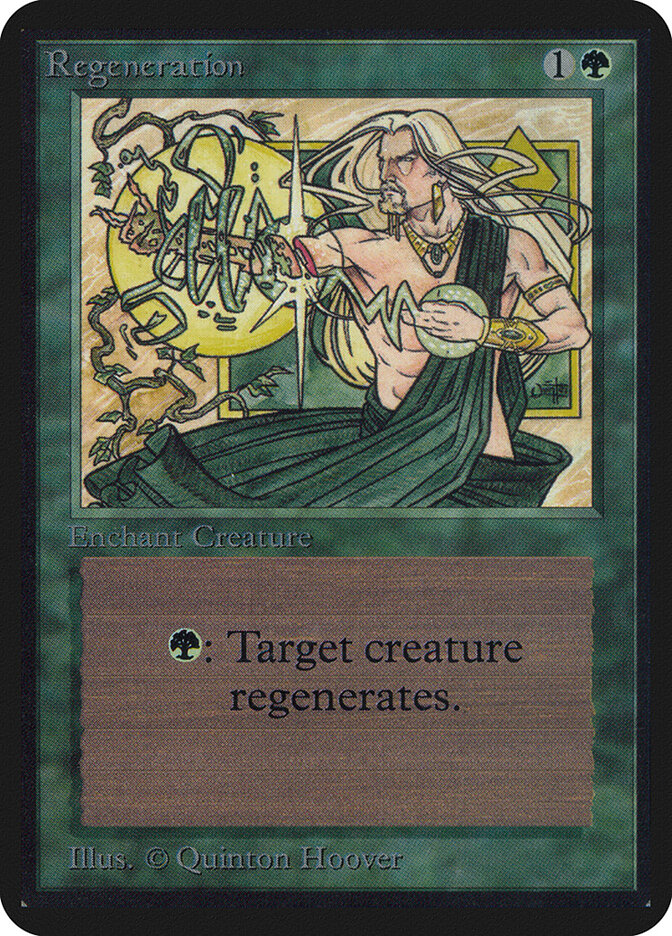 Regeneration card front