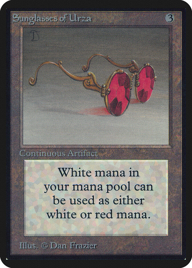 Sunglasses of Urza card front