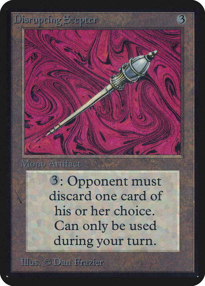Disrupting Scepter card front
