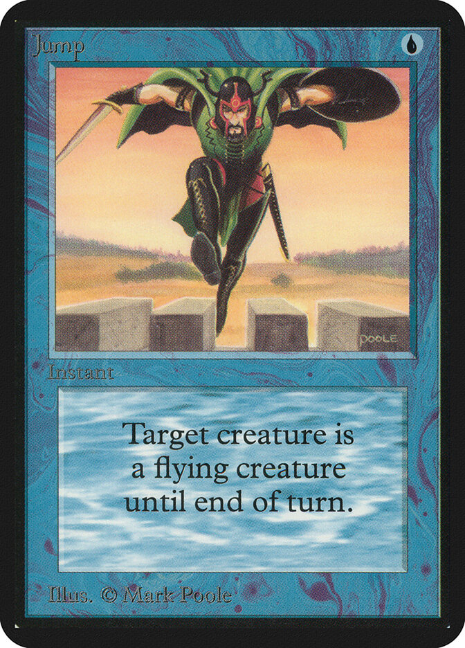 Jump card front