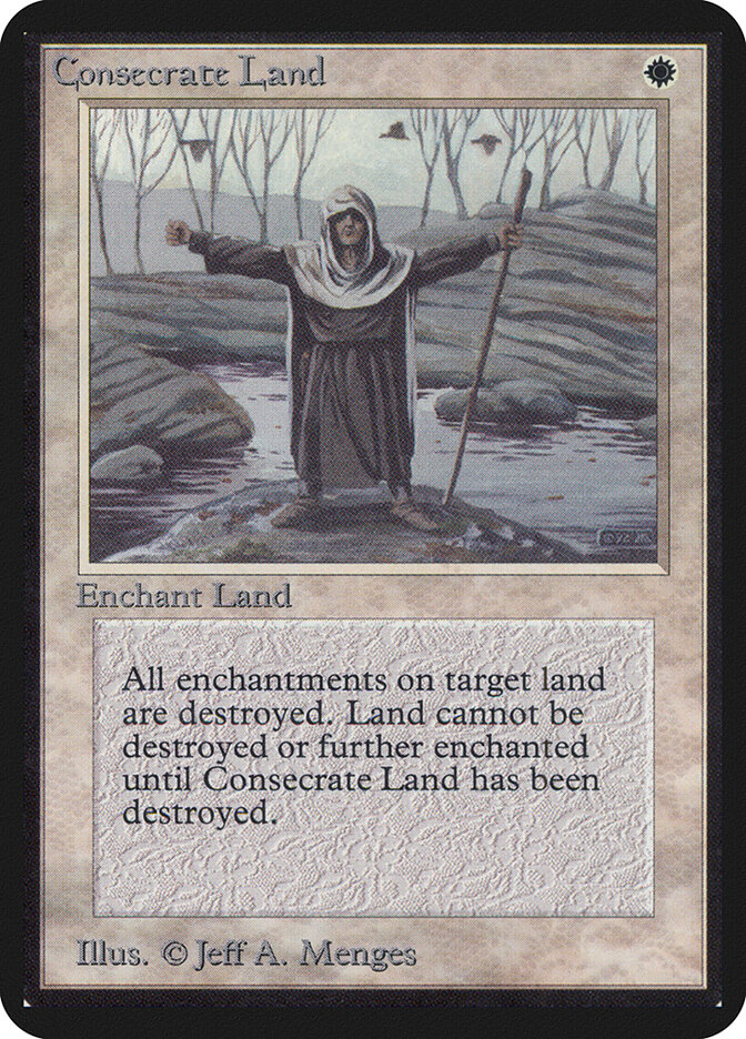 Consecrate Land card front