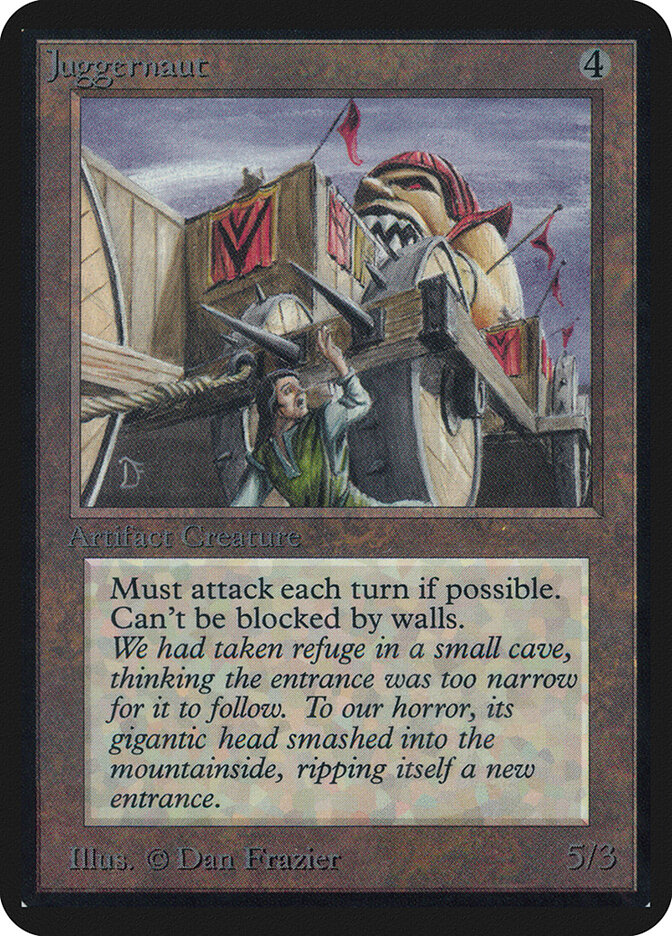 Juggernaut card front