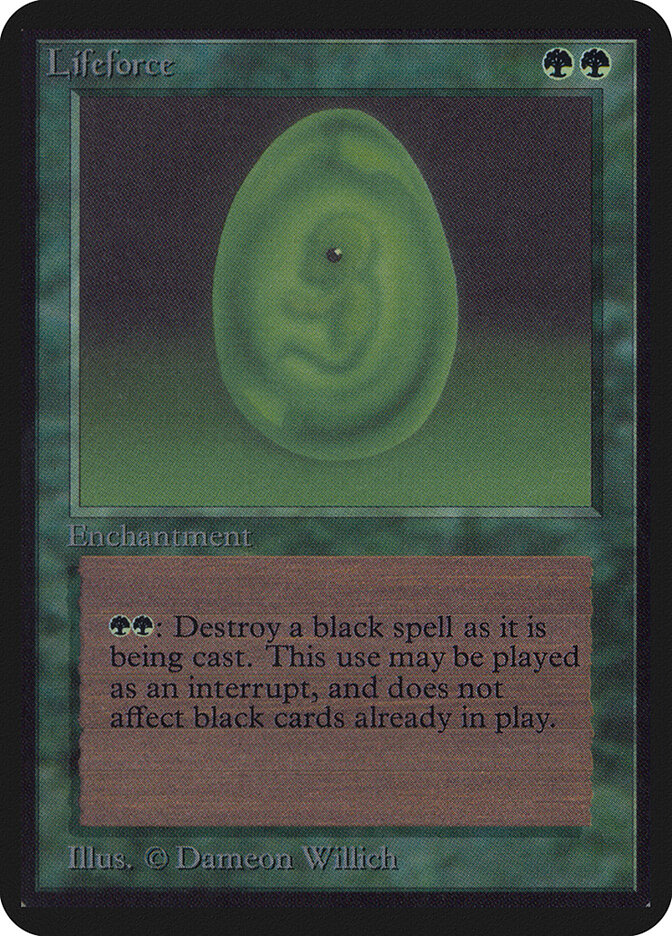 Lifeforce card front