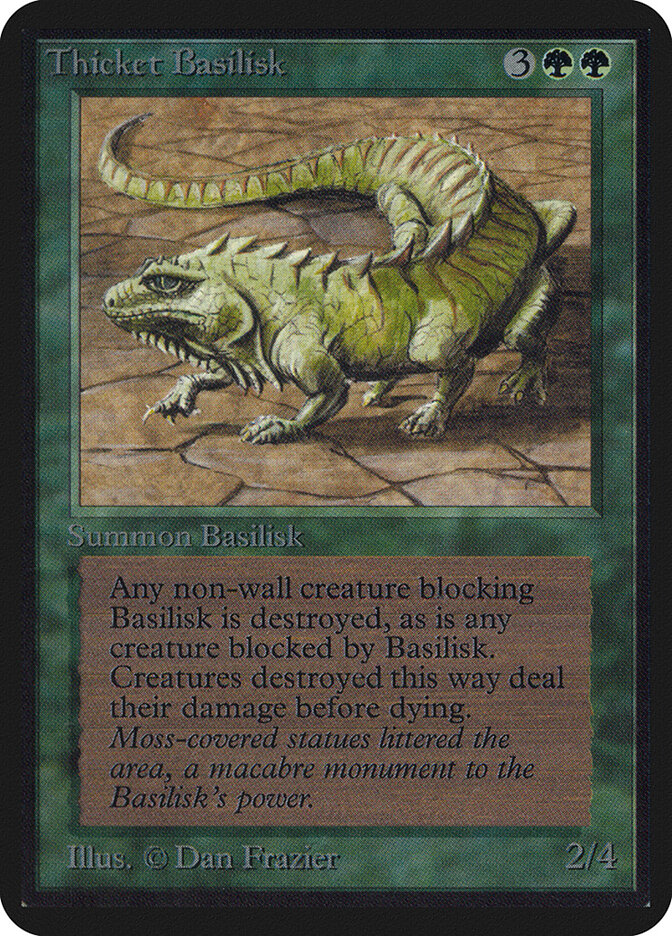 Thicket Basilisk card front