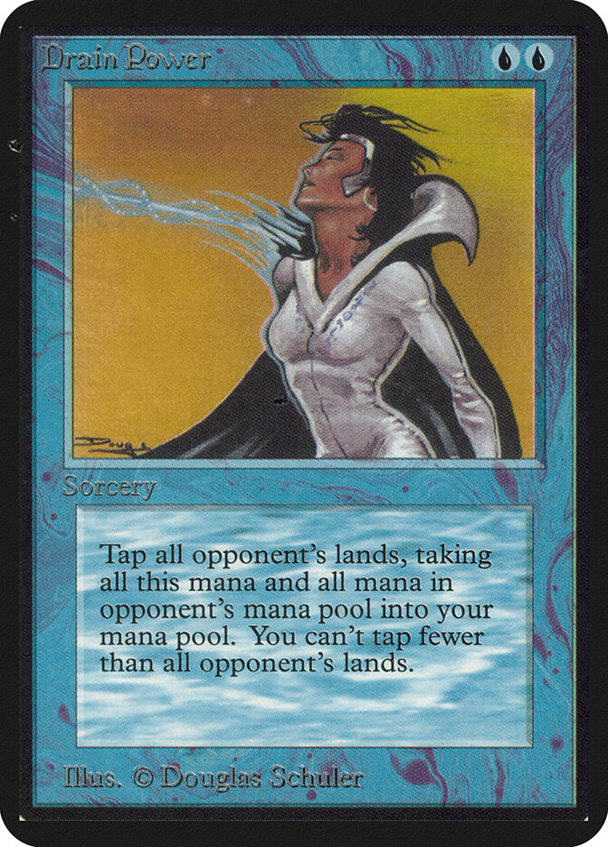 Drain Power card front