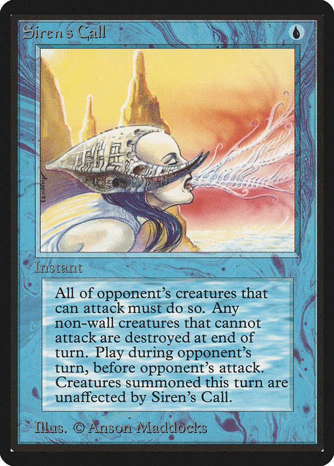 Siren's Call card front