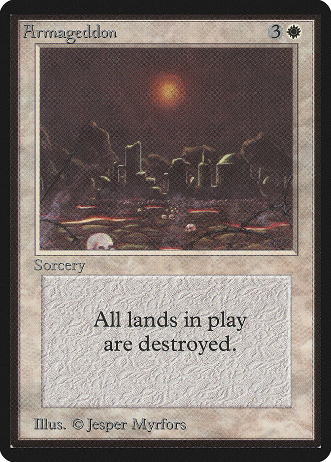 Armageddon card front