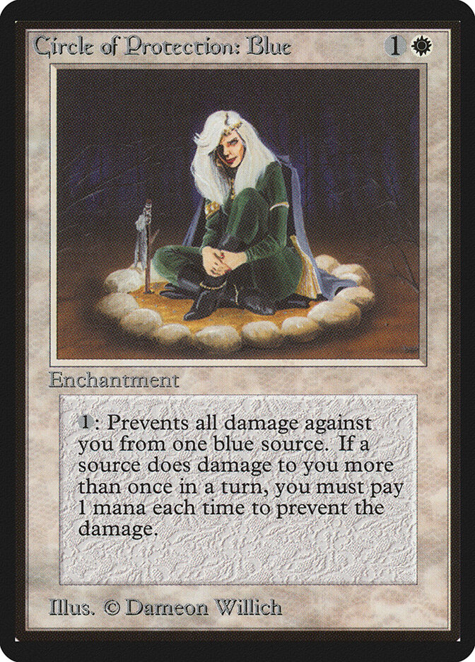 Circle of Protection: Blue card front