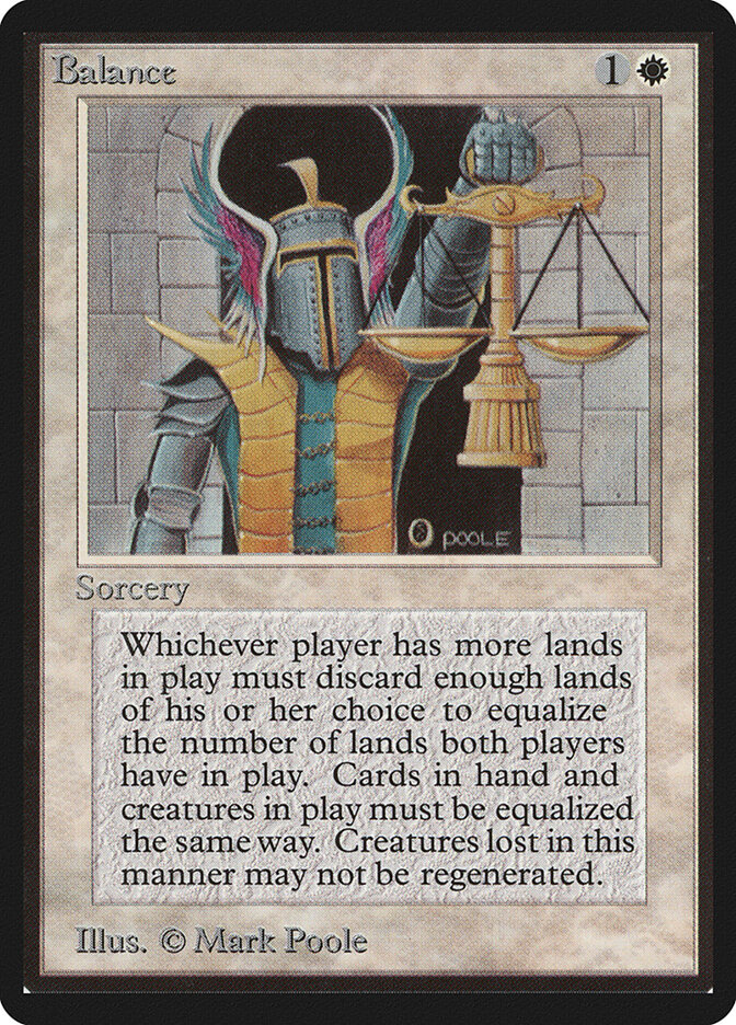 Balance card front