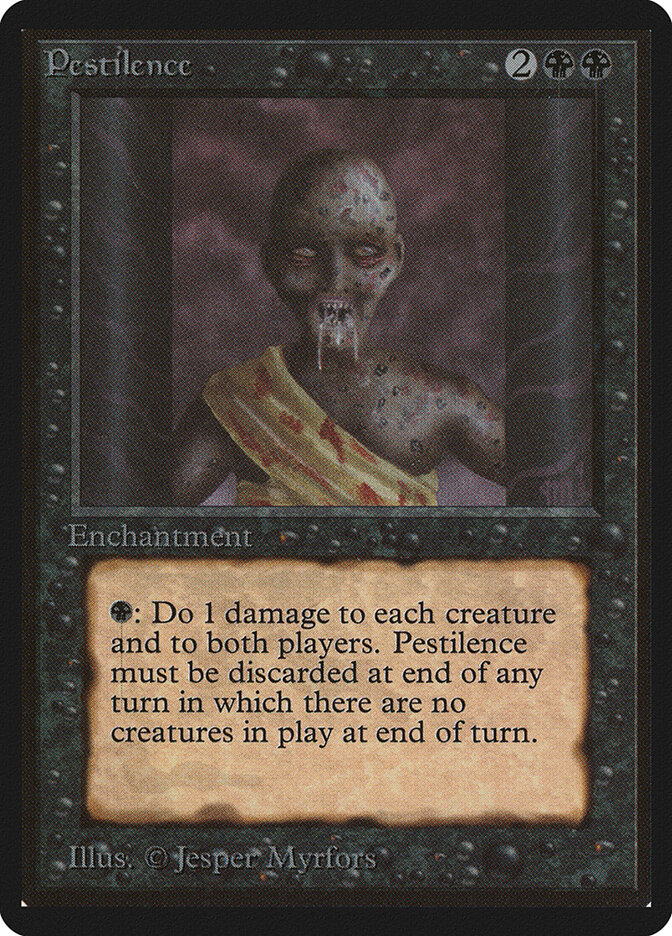 Pestilence card front