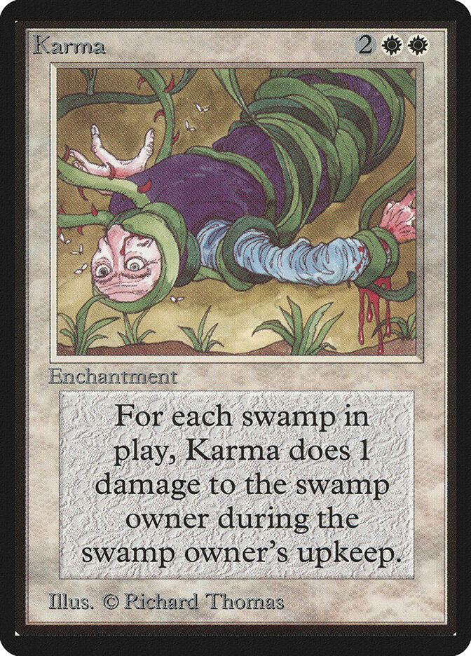 Karma card front
