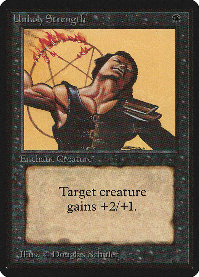 Unholy Strength card front