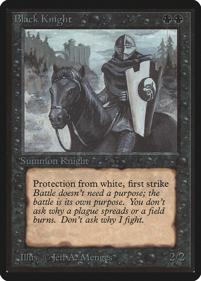Black Knight card front
