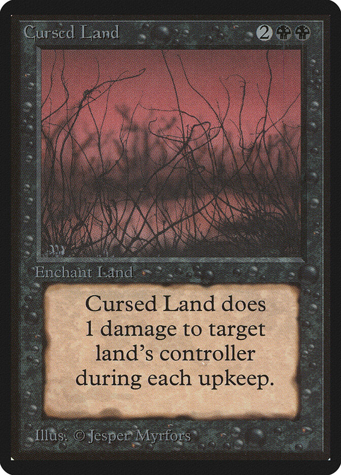 Cursed Land card front