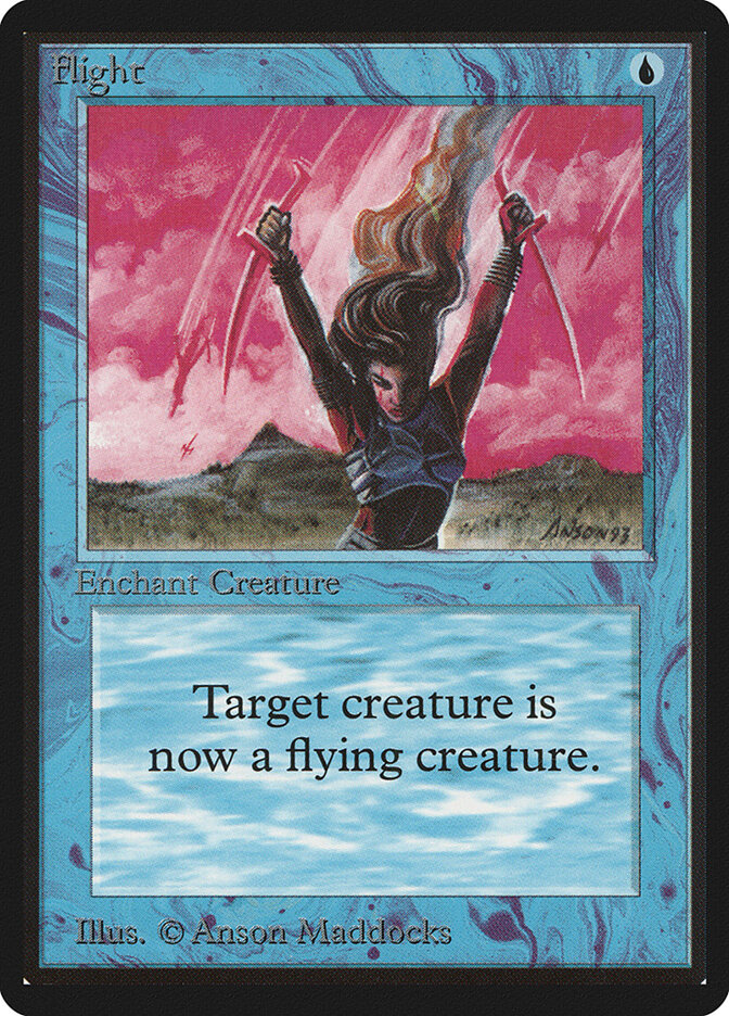 Flight card front