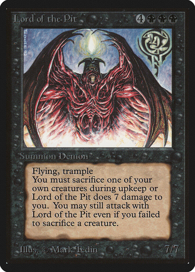 Lord of the Pit card front
