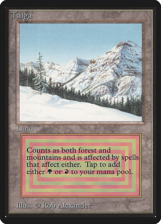Taiga card front