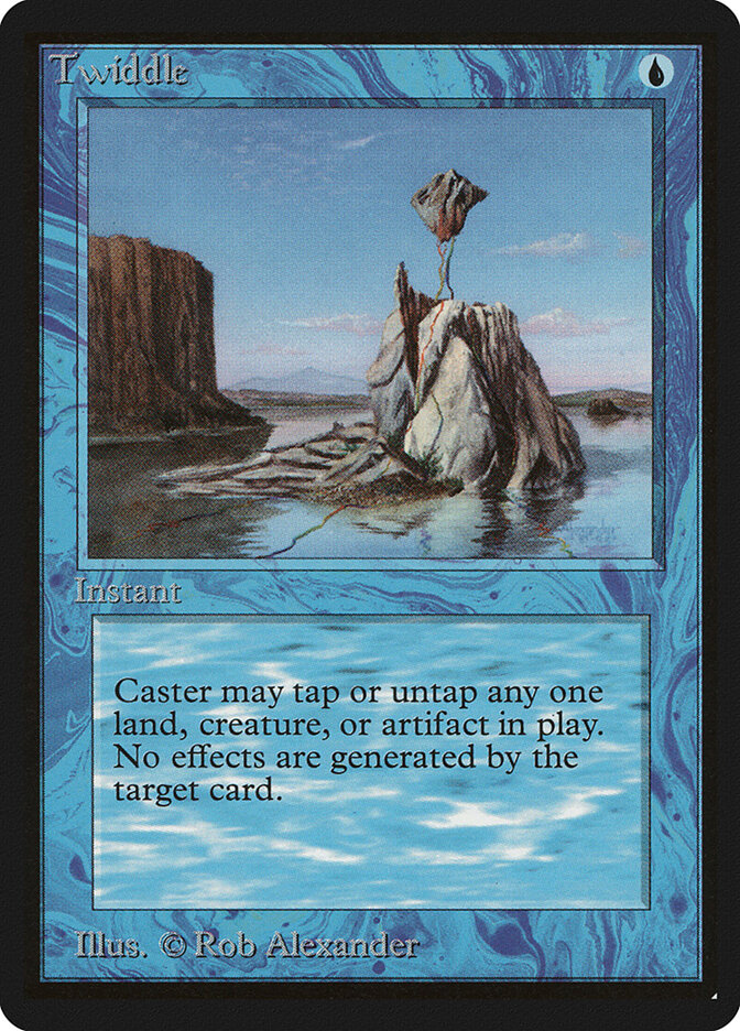 Twiddle card front