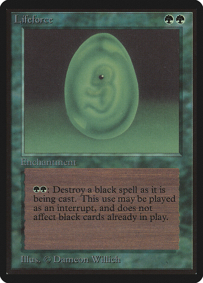 Lifeforce card front