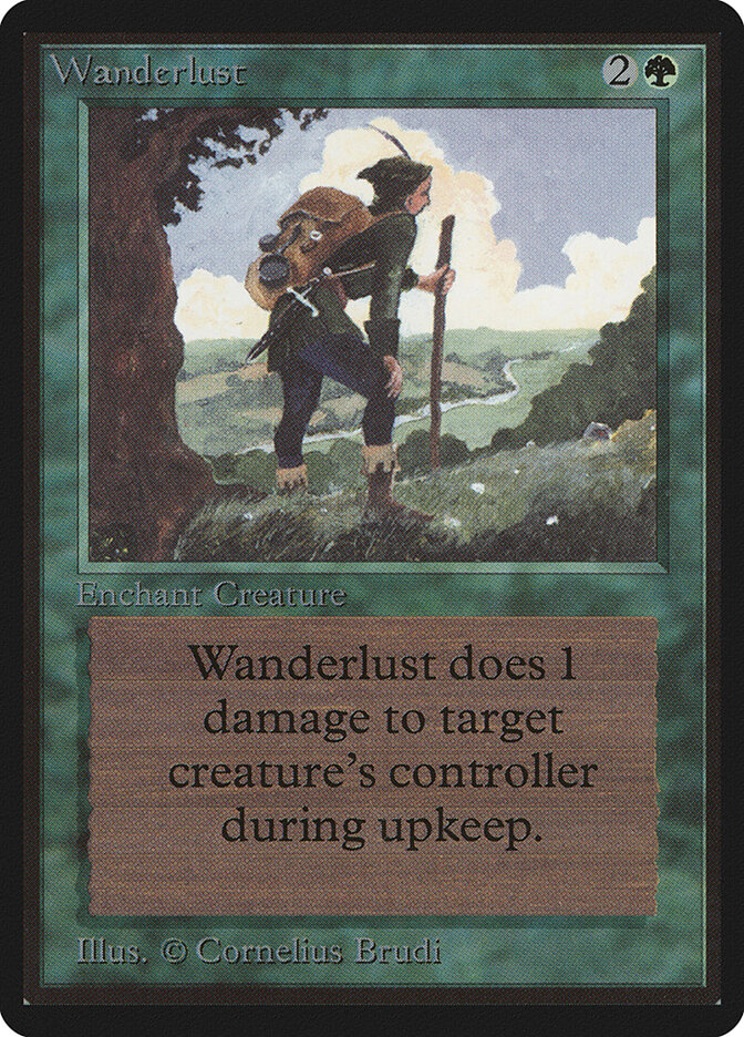 Wanderlust card front