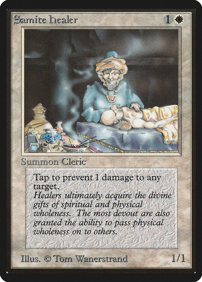 Samite Healer card front