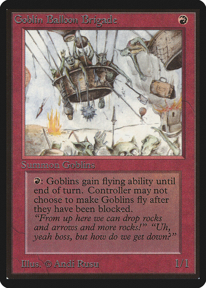 Goblin Balloon Brigade card front