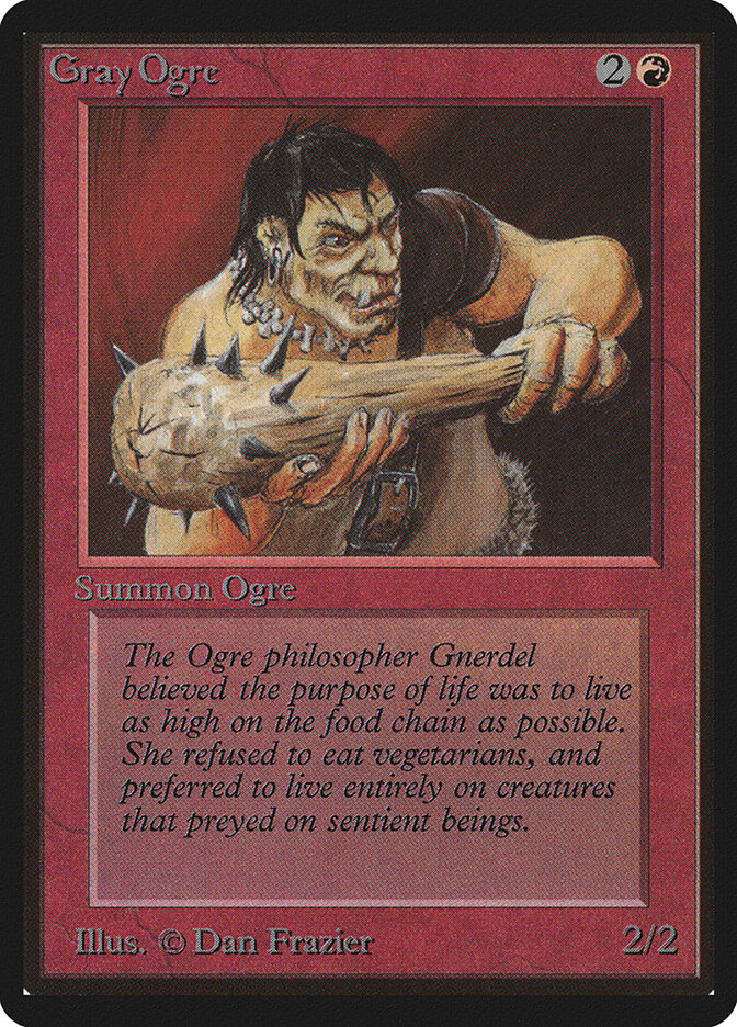 Gray Ogre card front