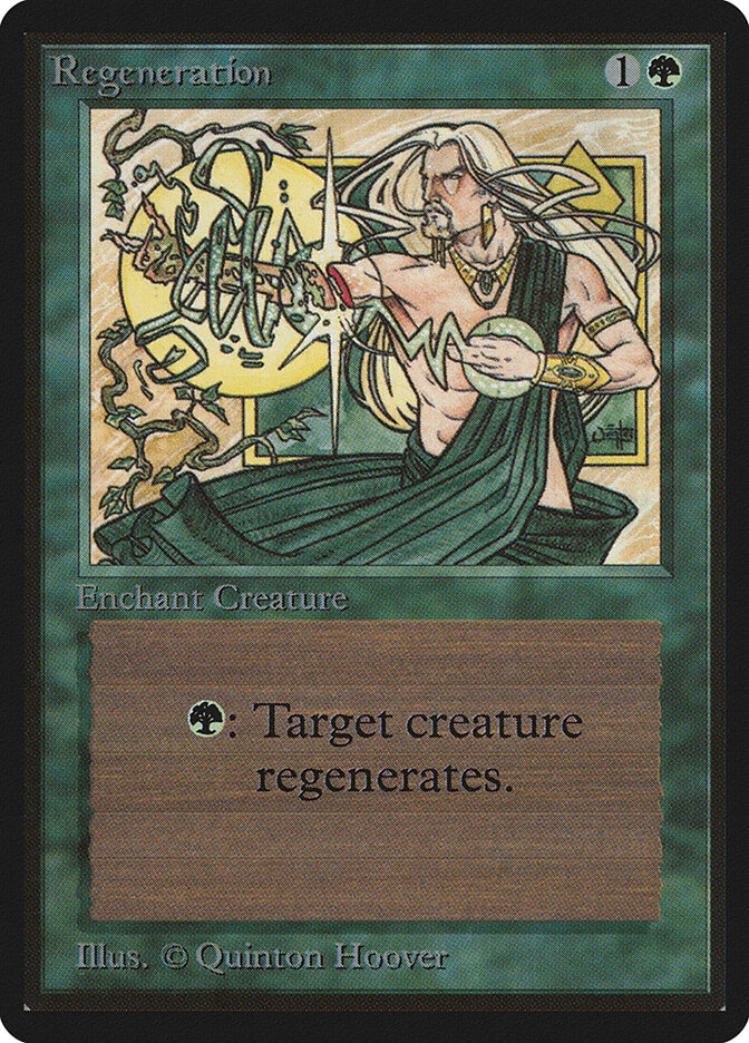 Regeneration card front