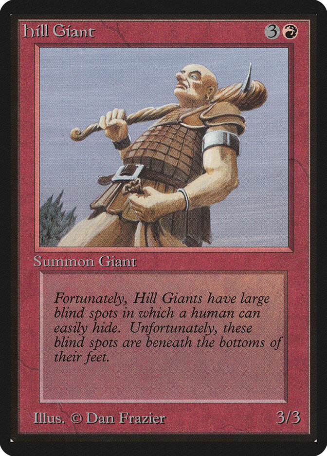 Hill Giant card front