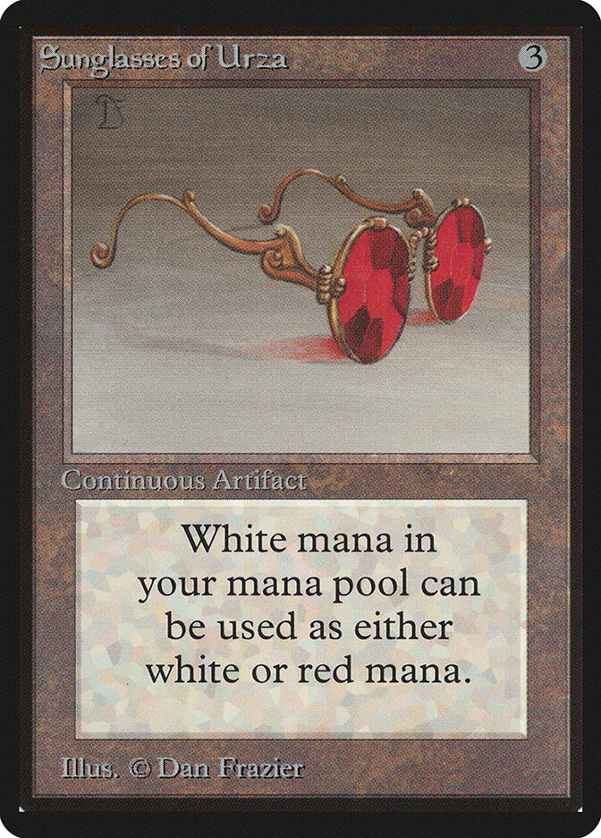 Sunglasses of Urza card front