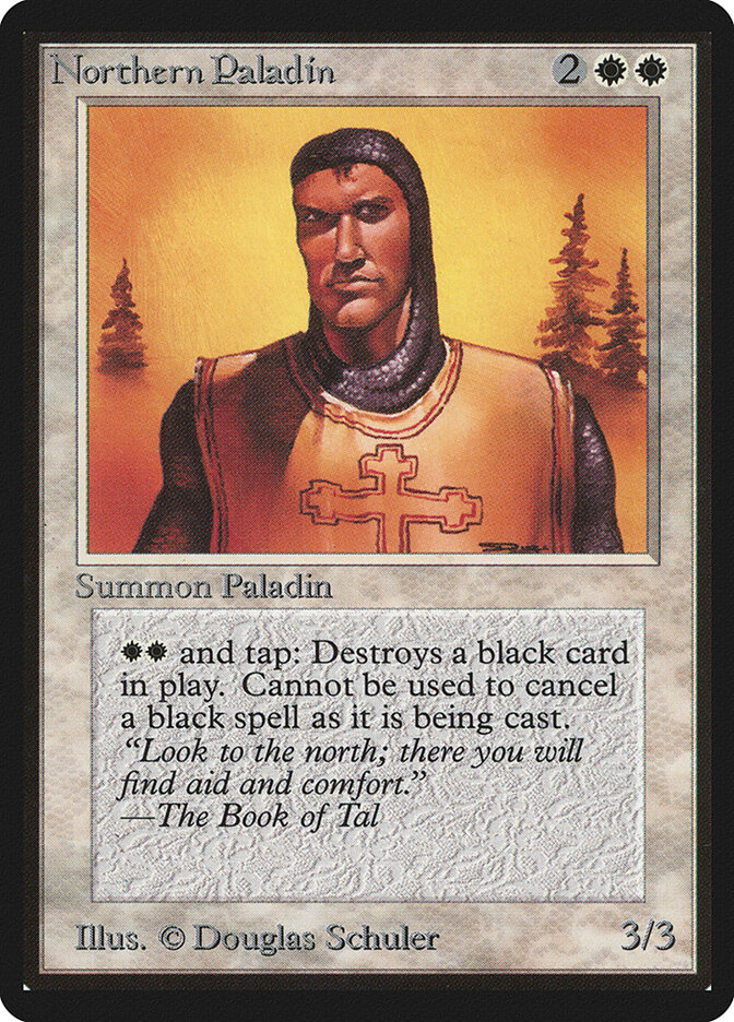 Northern Paladin card front