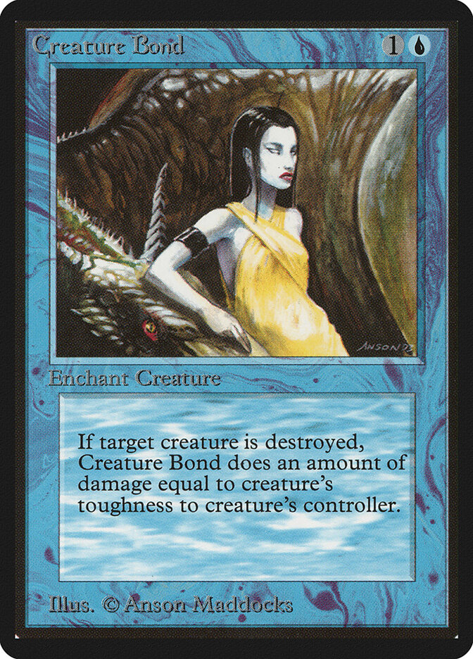 Creature Bond card front