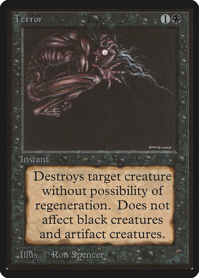 Terror card front