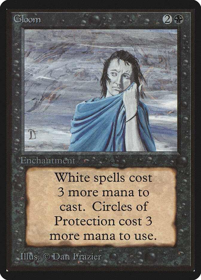 Gloom card front