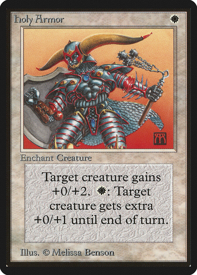 Holy Armor card front