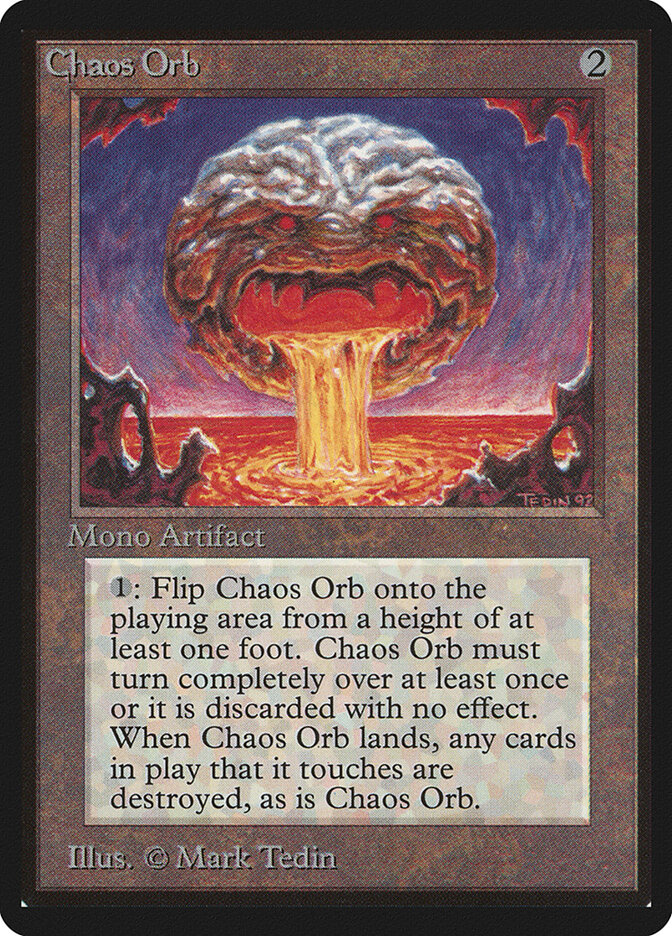 Chaos Orb card front