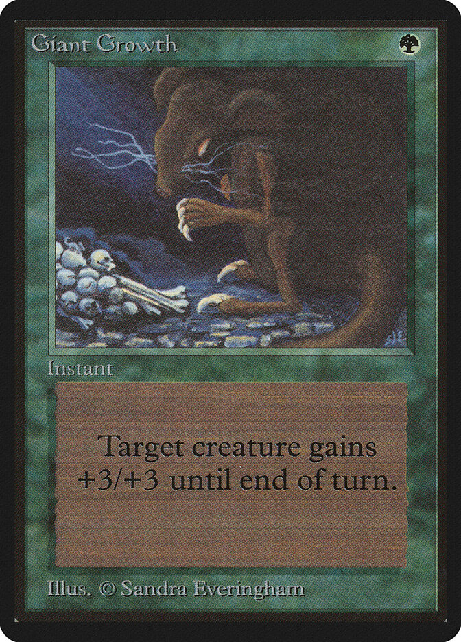 Giant Growth card front