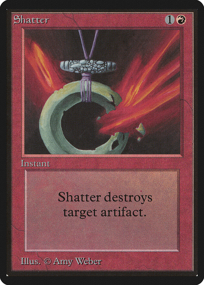 Shatter card front