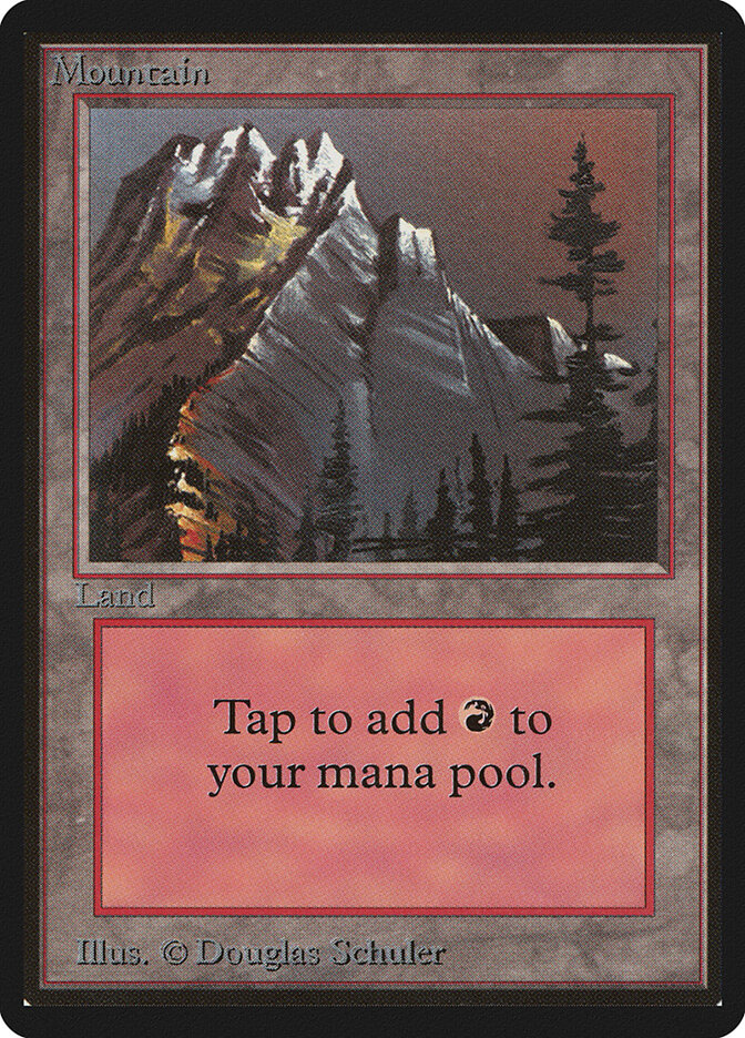 Mountain card front