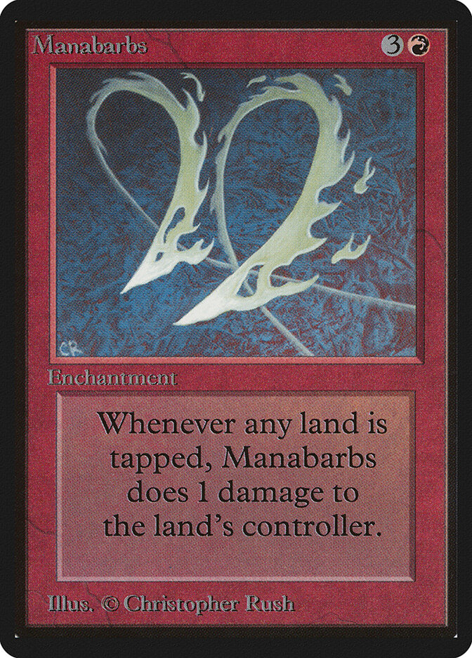 Manabarbs card front