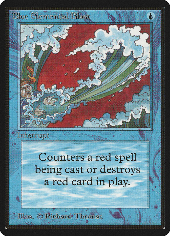 Blue Elemental Blast card front