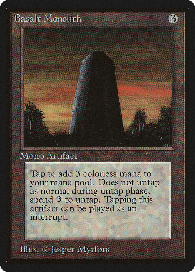 Basalt Monolith card front
