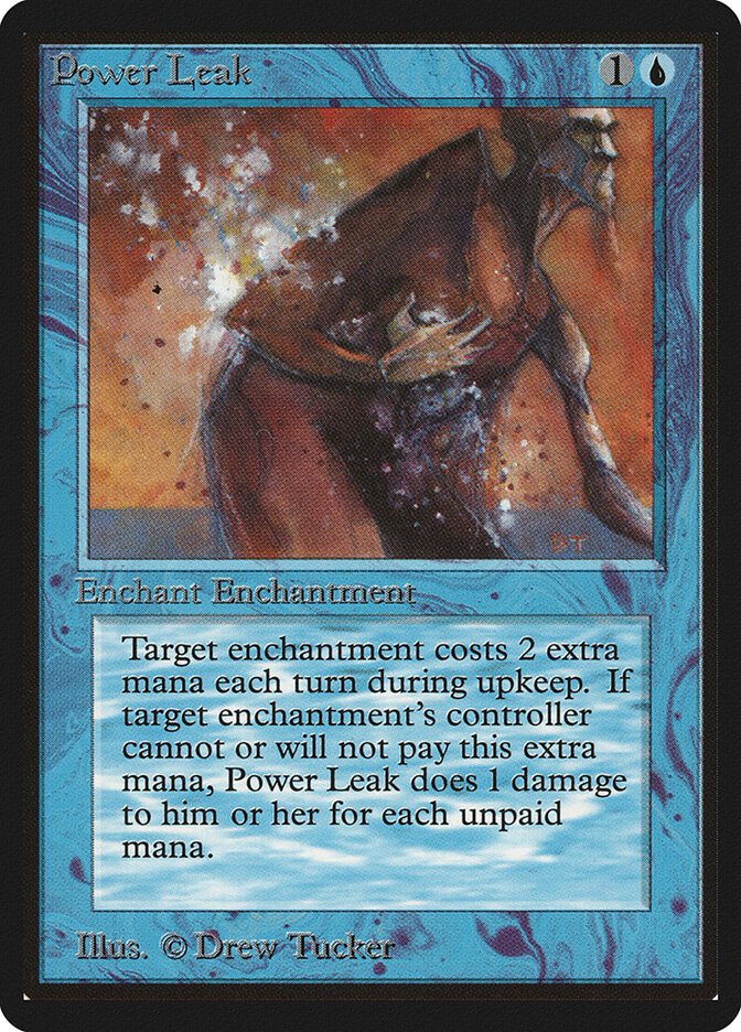 Power Leak card front