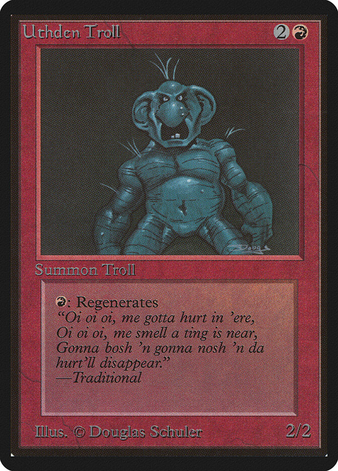 Uthden Troll card front