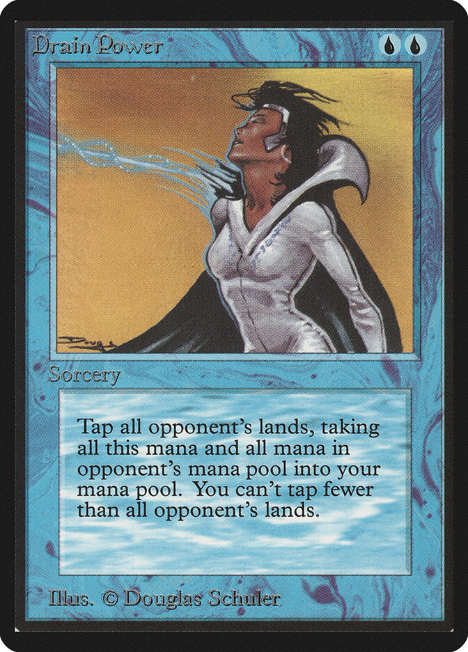 Drain Power card front