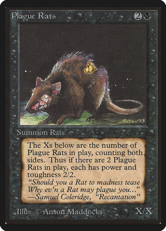 Plague Rats card front